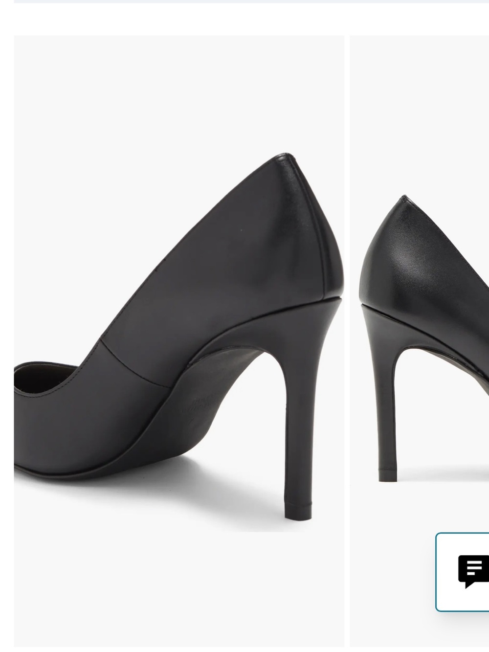 Stuart Weitzman Leigh 95 Black Pointed-Toe Stiletto Pump NWOT 8.5 - Picture 2 of 5